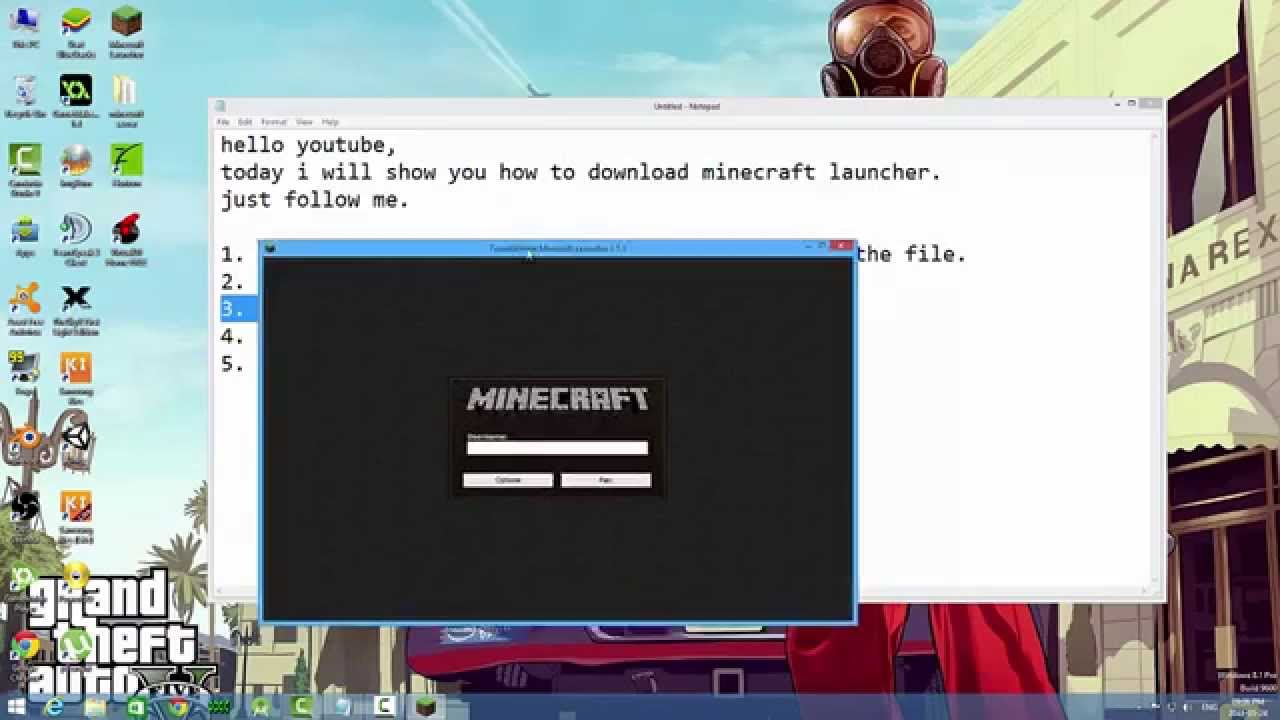 minecraft launcher download not working
